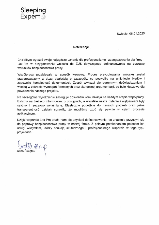 Referencja klienta 2